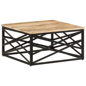 Mesa de centro de madera maciza de mango 68x68x35 