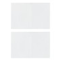 Walls for party tent with zipper 2 pcs PE white by vidaXL, Tents and gazebos - Ref: Foro24-45114, Price: 20,33 €, Discount: %
