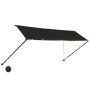 Retractable awning with LED anthracite gray 400x150 cm by vidaXL, Awnings - Ref: Foro24-145920, Price: 74,17 €, Discount: %