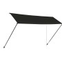 Retractable awning with LED anthracite gray 400x150 cm by vidaXL, Awnings - Ref: Foro24-145920, Price: 74,17 €, Discount: %