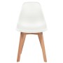 Dining chairs 6 units white plastic by vidaXL, dining chairs - Ref: Foro24-244773, Price: 229,60 €, Discount: %