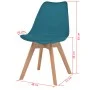 Dining chairs 2 units turquoise plastic by vidaXL, dining chairs - Ref: Foro24-244789, Price: 148,29 €, Discount: %