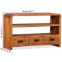 TV-Schrank aus massivem Akazienholz, 90 x 30 x 55 cm von vidaXL, TV-Möbel - Ref: Foro24-244681, Preis: 267,58 €, Rabatt: %