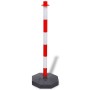 Juego de barrera con postes con cadena de plástico 10 m de vidaXL, Señales de carretera y tráfico - Ref: Foro24-141821, Preci...