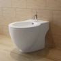 Bidé de pie redondo de cerámica de alta calidad blanco by vidaXL, Bidets - Ref: Foro24-140665, Price: 173,21 €, Discount: %