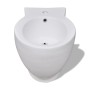 Bidé de pie redondo de cerámica de alta calidad blanco by vidaXL, Bidets - Ref: Foro24-140665, Price: 173,21 €, Discount: %