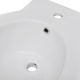 Bidé de pie redondo de cerámica de alta calidad blanco by vidaXL, Bidets - Ref: Foro24-140665, Price: 173,21 €, Discount: %