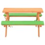 Kinderpicknicktisch mit Tannenholzbänken 89x79x50 cm von vidaXL, Gartensets - Ref: Foro24-91793, Preis: 92,25 €, Rabatt: %