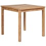 Mesa de jardín de madera maciza de teca 80x80x77 cm de vidaXL, Mesas de jardín - Ref: Foro24-44996, Precio: 243,36 €, Descuen...