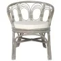 Dining chair with gray natural rattan and linen cushion by vidaXL, dining chairs - Ref: Foro24-325476, Price: 151,12 €, Disco...