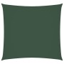 Toldo de vela cuadrado tela Oxford verde oscuro 7x7 m