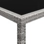 Mesa de comedor de jardín ratán sintético gris 200x150x74 cm de vidaXL, Mesas de jardín - Ref: Foro24-46130, Precio: 181,92 €...