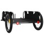 Anhänger für Fahrräder aus Eisen und schwarzem Oxford-Stoff von vidaXL, Fahrradanhänger - Ref: Foro24-94178, Preis: 96,13 €, ...