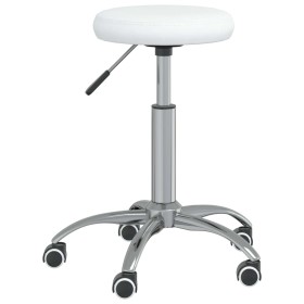 White synthetic leather dining chair by vidaXL, dining chairs - Ref: Foro24-3085682, Price: 57,18 €, Discount: %