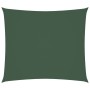 Toldo de vela rectangular tela Oxford verde oscuro 2x2,5 m