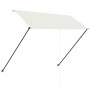 Retractable awning with cream-colored LED lights 250x150 cm by vidaXL, Awnings - Ref: Foro24-145924, Price: 44,21 €, Discount: %