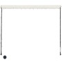 Retractable awning with cream-colored LED lights 250x150 cm by vidaXL, Awnings - Ref: Foro24-145924, Price: 44,21 €, Discount: %
