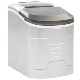 Máquina para hacer cubitos de hielo 2,4 L 15 kg / 24 h plateado