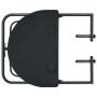Hängender Balkontisch aus schwarzem Kunststoff-Rattan-Look, 60x64x83,5 cm. von vidaXL, Gartentische - Ref: Foro24-47894, Prei...