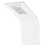 Columna panel de ducha aluminio blanco 20x44x130 cm de vidaXL, Boquillas de chorro para bañeras y duchas - Ref: Foro24-142995...