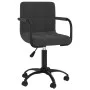 Drehbarer Esszimmerstuhl aus schwarzem Samt von vidaXL, Essstühle - Ref: Foro24-3088031, Preis: 89,02 €, Rabatt: %