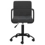 Drehbarer Esszimmerstuhl aus schwarzem Samt von vidaXL, Essstühle - Ref: Foro24-3088031, Preis: 89,02 €, Rabatt: %