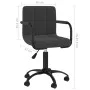 Drehbarer Esszimmerstuhl aus schwarzem Samt von vidaXL, Essstühle - Ref: Foro24-3088031, Preis: 89,02 €, Rabatt: %