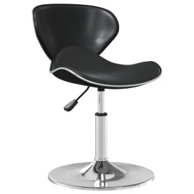 Schwarzer Esszimmerstuhl aus Kunstleder von vidaXL, Essstühle - Ref: Foro24-3088596, Preis: 80,04 €, Rabatt: %