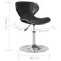 Schwarzer Esszimmerstuhl aus Kunstleder von vidaXL, Essstühle - Ref: Foro24-3088596, Preis: 80,04 €, Rabatt: %