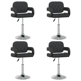 Swivel dining chairs 4 units black synthetic leather by vidaXL, dining chairs - Ref: Foro24-3089107, Price: 318,23 €, Discoun...