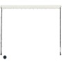 Einziehbare Markise mit LED-Cremefarbe 300x150 cm von vidaXL, Markisen - Ref: Foro24-145925, Preis: 58,85 €, Rabatt: %