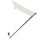 Einziehbare Markise mit LED-Cremefarbe 300x150 cm von vidaXL, Markisen - Ref: Foro24-145925, Preis: 58,85 €, Rabatt: %