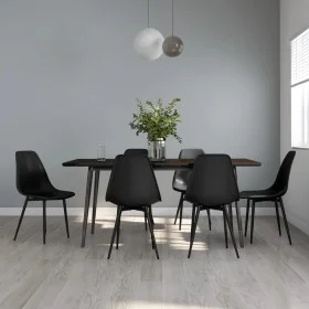 Dining chairs 6 units black PP by vidaXL, dining chairs - Ref: Foro24-3082342, Price: 226,83 €, Discount: %