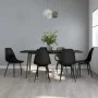 Sillas de comedor 6 unidades negras PP de vidaXL, Sillas de comedor - Ref: Foro24-3082342, Precio: 227,64 €, Descuento: %