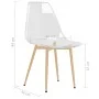 Dining chairs 6 units transparent PET by vidaXL, dining chairs - Ref: Foro24-3082351, Price: 242,10 €, Discount: %