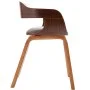 Bentwood and taupe gray fabric dining chair by vidaXL, dining chairs - Ref: Foro24-327334, Price: 186,99 €, Discount: %