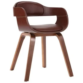 Esszimmerstühle 2 Einheiten aus gebogenem Holz und Kunstleder von vidaXL, Essstühle - Ref: Foro24-327331, Preis: 179,33 €, Ra...