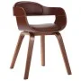 Sillas de comedor 2 unidades madera curvada y cuero sintético de vidaXL, Sillas de comedor - Ref: Foro24-327331, Precio: 201,...