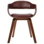 Sillas de comedor 2 unidades madera curvada y cuero sintético de vidaXL, Sillas de comedor - Ref: Foro24-327331, Precio: 201,...