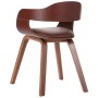Dining chairs, 2 units, curved wood and synthetic leather by vidaXL, dining chairs - Ref: Foro24-327331, Price: 206,33 €, Dis...