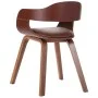 Sillas de comedor 2 unidades madera curvada y cuero sintético de vidaXL, Sillas de comedor - Ref: Foro24-327331, Precio: 201,...