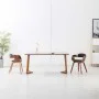 Esszimmerstuhl aus dunkelgrauem Stoff und gebogenem Holz von vidaXL, Essstühle - Ref: Foro24-283132, Preis: 202,38 €, Rabatt: %