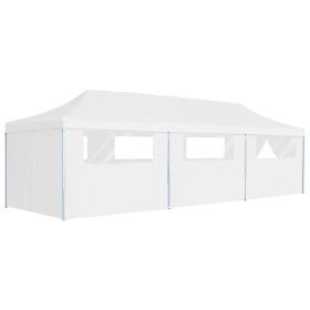 Faltbares Pop-up-Partyzelt mit 8 Wänden weiß 3x9 m von vidaXL, Zelte und Pavillons - Ref: Foro24-48874, Preis: 385,45 €, Raba...