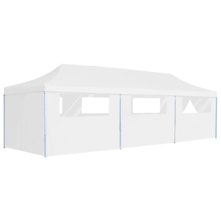 Faltbares Pop-up-Partyzelt mit 8 Wänden weiß 3x9 m von vidaXL, Zelte und Pavillons - Ref: Foro24-48874, Preis: 385,45 €, Raba...