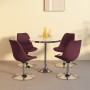 Drehbare Esszimmerstühle 4 Einheiten lila Stoff von vidaXL, Essstühle - Ref: Foro24-338333, Preis: 279,81 €, Rabatt: %