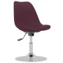 Swivel dining chairs 4 units purple fabric by vidaXL, dining chairs - Ref: Foro24-338333, Price: 275,57 €, Discount: %