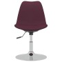 Drehbare Esszimmerstühle 4 Einheiten lila Stoff von vidaXL, Essstühle - Ref: Foro24-338333, Preis: 279,81 €, Rabatt: %