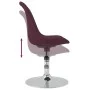 Swivel dining chairs 4 units purple fabric by vidaXL, dining chairs - Ref: Foro24-338333, Price: 275,57 €, Discount: %