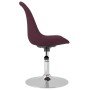 Drehbare Esszimmerstühle 4 Einheiten lila Stoff von vidaXL, Essstühle - Ref: Foro24-338333, Preis: 279,81 €, Rabatt: %