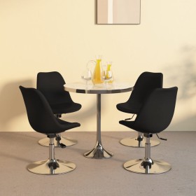 Swivel dining chairs 4 units black fabric by vidaXL, dining chairs - Ref: Foro24-338327, Price: 313,81 €, Discount: %
